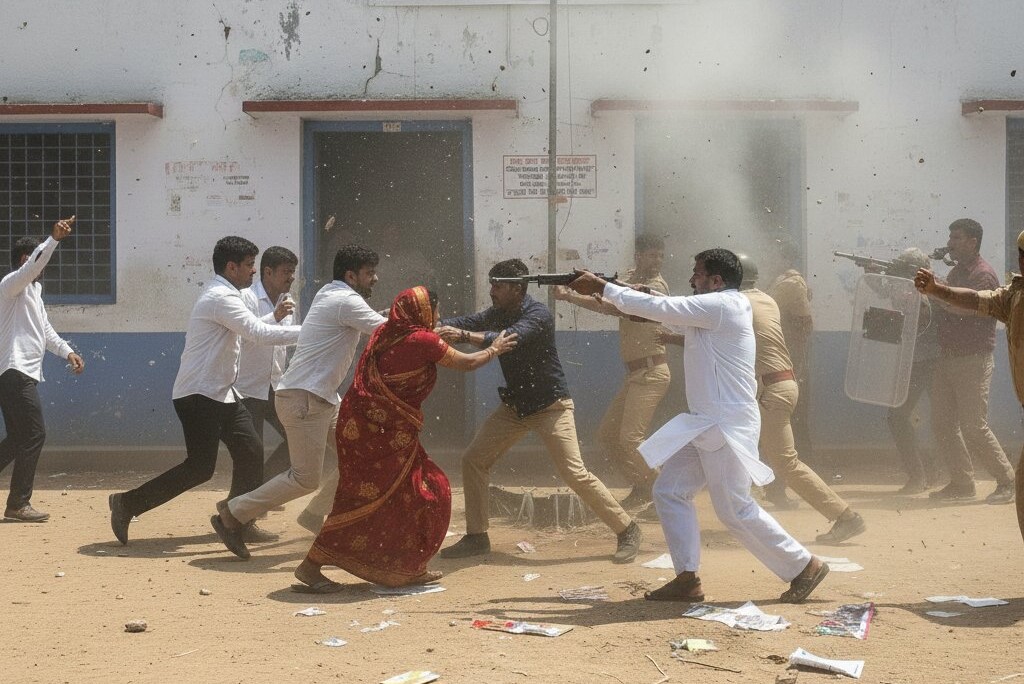 गिरिडीह में चुनावी हिंसा : शहर की सियासत में अपराधियों की एंट्री, सवालों के घेरे में शिवम आज़ाद